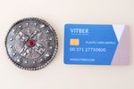 sakta, silver, 875 standard, 18.22 g., the item's dimensions Ø 7 cm, the 20-30ties of 20th cent., La...