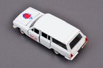 car model, GAZ 24 02 Volga, "FSB of the Russian Federation", black color interior, metal, Russia, be...