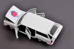 car model, GAZ 24 02 Volga, "FSB of the Russian Federation", black color interior, metal, Russia, be...