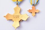 Badge of Honor, miniature badge and breastplate; award of the Commander of the Headquarters Battalio...