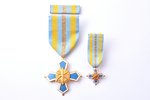 Badge of Honor, miniature badge and breastplate; award of the Commander of the Headquarters Battalio...