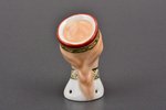 figurine, Head of a girl in traditional costume, porcelain, Riga (Latvia), M.S. Kuznetsov manufactor...