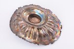 candy-bowl, silver, 84 standard, 317 g, gilding, 21 x 15.5 cm, h (with handle) 18.5 cm, 1843, Moscow...