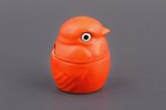 mustard pot, "Chicken", porcelain, M.S. Kuznetsov manufactory, Riga (Latvia), the 30ties of 20th cen...