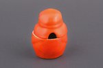 mustard pot, "Chicken", porcelain, M.S. Kuznetsov manufactory, Riga (Latvia), the 30ties of 20th cen...