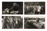 set of photographs, 9 pcs., hunting, Latvia, 20-30ties of 20th cent., 8 x 13 cm...