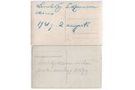 photography, 2 pcs., Song Festival, Limbaži, Latvia, 30-40ties of 20th cent., 14х8.8 cm...