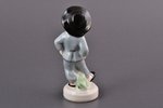 figurine, Folk dance (boy), porcelain, Riga (Latvia), Riga porcelain factory, molder - Leja Novozene...