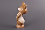 figurine, The Olympic Bear, porcelain, USSR, Kislovodsk porcelain factory, the 80ies of 20th cent.,...