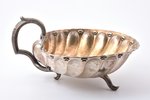 fruit dish, silver, "Shell", 84 standard, 810.9 g, 29.5 x 29.5 cm, height with handle 15 cm, Iganty...