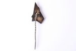 badge, RAFS, Riga District Football Association, silver, Latvia, the 30ies of 20th cent., 31.7 (68.9...