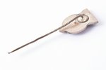 badge, sport games, corporation(?), silver, 1927, 22.6 x 15.7 mm, 5.29 g...