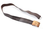 a belt, militia, leather, width 4.2 cm, USSR, the 2nd half of the 20th cent....