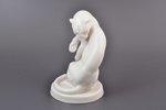 figurine, Panther, porcelain, Germany, Meissen, molder - Erich Oehme, the 20-30ties of 20th cent., h...