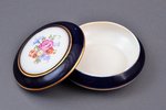 case, porcelain, Rīga porcelain factory, Riga (Latvia), 1948-1970, h 3.7 x Ø 8.6 cm, second grade...