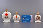perfume set, 3 items, porcelain, Rīga porcelain factory, hand-painted, shape by Zina Ulste, Riga (La...