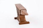 commemorative souvenir, anvil "Komsomol" (ВЛКСМ), bronze, USSR, 10.7 x 3.2 x h 4.6 cm, weight 356 g...