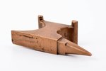 commemorative souvenir, anvil "Komsomol" (ВЛКСМ), bronze, USSR, 10.7 x 3.2 x h 4.6 cm, weight 356 g...