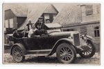 photography, passenger car, Pļaviņas, Latvia, 20-30ties of 20th cent., 13.6х8.5 cm...