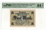 5 mark, banknote, Memel (Klaipeda), 1922, Lithuania, UNC...