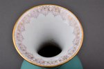 small vase, porcelain, M.S. Kuznetsov manufactory, Riga (Latvia), 1937-1940, h 14 cm, second grade,...