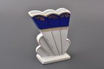 serviette holder, porcelain, M.S. Kuznetsov manufactory, Riga (Latvia), 1934-1936, h 13.4 cm, first...