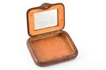 powder-box, View of Old Riga and countryside landscape, wood, Latvia, the 30ties of 20th cent., 7.7...
