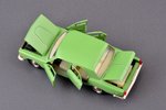 car model, GAZ 24 Volga, right side rear light replaced, metal, USSR, ~1993...