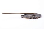 badge, Latvian Song Festival in Liepāja, the 60th Anniversary, Latvia, 1933, 28.8 (53.6) x 22.4 mm...