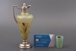 carafe and beaker, colored glass, painting, metal, Germany(?), the border of the 19th and the 20th c...