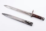 bayonet, Model 1895, for the Mannlicher rifle, total length 36 cm, blade length 24.6 cm cm, Austria-...
