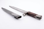 bayonet, Model 1895, for the Mannlicher rifle, total length 36 cm, blade length 24.6 cm cm, Austria-...