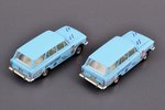 2 car models: Moskvitch 426, Moskvitch 427, "Rally service", metal, USSR, ~1988-1991...