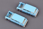 2 car models: Moskvitch 426, Moskvitch 427, "Rally service", metal, USSR, ~1988-1991...
