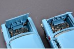 2 car models: Moskvitch 426, Moskvitch 427, "Rally service", metal, USSR, ~1988-1991...