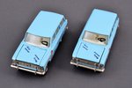 2 car models: Moskvitch 426, Moskvitch 427, "Rally service", metal, USSR, ~1988-1991...