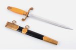 dirk, Combined Arms dirk, USSR military forces, "ZiK", Nº Б08167, total length 31.5 cm, blade length...