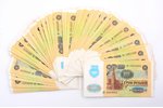 100 rubles, set of 100 banknotes, State Bank Note, 1991, USSR, AU, UNC...