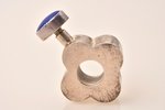 perfume bottle, 925 standard, 30.79 g, with a dark blue stone, 5.6 x 4 x 1.4 cm...