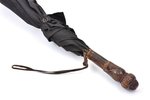 umbrella, wood, fabric, total length 80.5 cm...