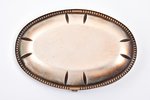 candy-bowl, silver, 875 standard, 99.95 g, 15.7 x 10.7 cm, h (with handle) 10.3 cm, Tallinn Jewelry...