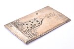 cover plate, silver, Powder Tower, Riga, 875 standard, 23.40 g, 10.2 x 6.1 cm, the 20ties of 20th ce...