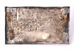 cover plate, silver, Powder Tower, Riga, 875 standard, 23.40 g, 10.2 x 6.1 cm, the 20ties of 20th ce...
