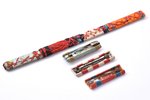 a set of ribbon bars: one 4-place ribbon bar and three single ribbon bars, Latvia, the 30ies of 20th...