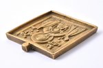 icon, Our Lady of the Sign (Orante), copper alloy, Russia, the 19th cent., 5.8 x 5 x 0.5 cm, 53 g....