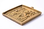 icon, Our Lady of the Sign (Orante), copper alloy, Russia, the 19th cent., 5.8 x 5 x 0.5 cm, 53 g....