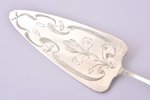 cake server, silver, 800 standard, 73.20 g, engraving, 24 cm, the beginning of the 20th cent., Germa...