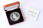 1 lat, 2009, the times of the Land-Surveyors, silver, 925 standard, Latvia, 31.47 g, Ø 38.61 mm, Pro...