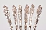 set of 6 coffee spoons, silver, 875, 900 standard, total weight of items 79.45 g, 10.5 cm, Vietnam,...