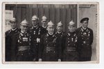 photography, firefighters, Latvia, 20-30ties of 20th cent., 13.5х8.5 cm...